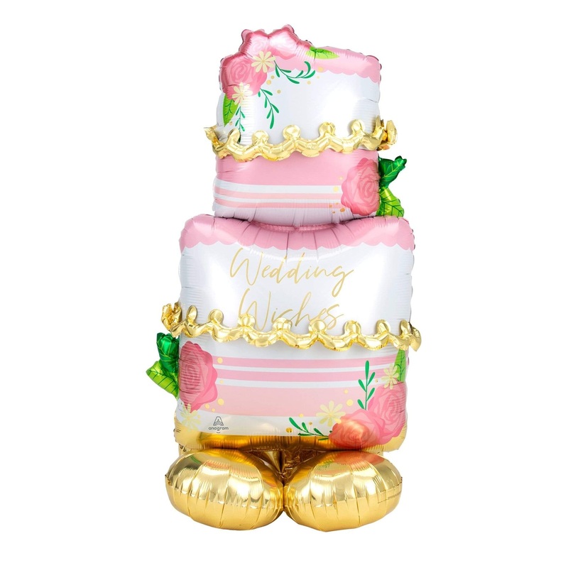 Wedding Cake 52 AirLoonz Balloon