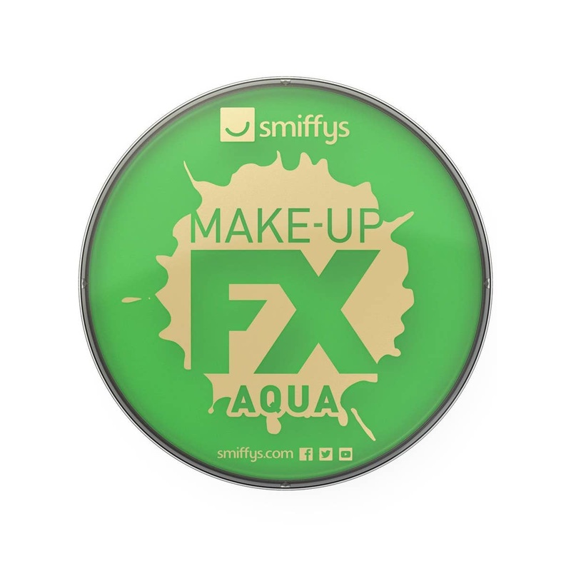 Aqua Based Green Base Cake Costume Makeup