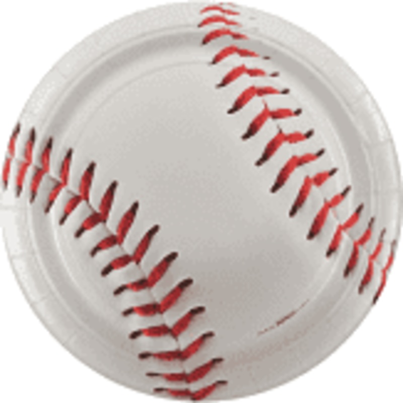 BASEBALL CAKE PLATES