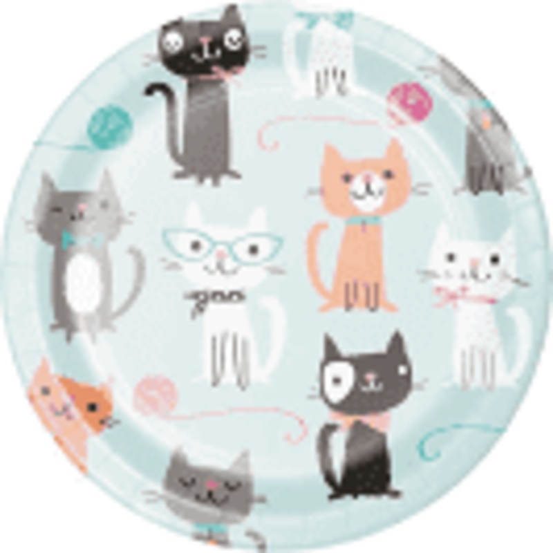 CAT PARTY - CAKE PLATES