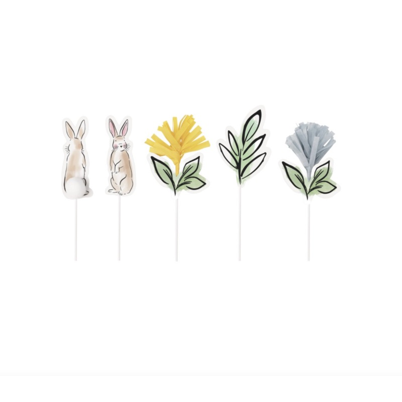 Dainty Easter Assorted Cake Toppers