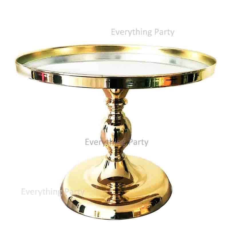 Deluxe Metallic Gold Cake Stand 25cm