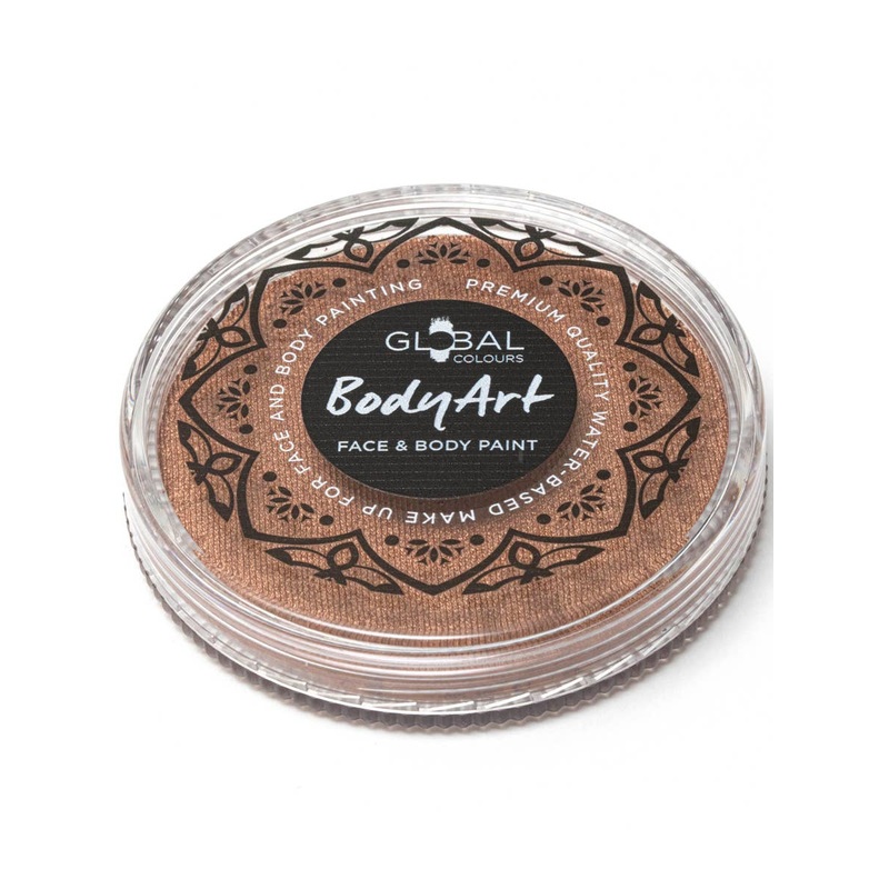 Global 32 Gram Metallic Bronze Water Activated Cake Makeup