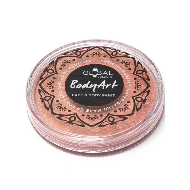 Global 32 Gram Metallic Rose Gold Water Activated Cake Makeup