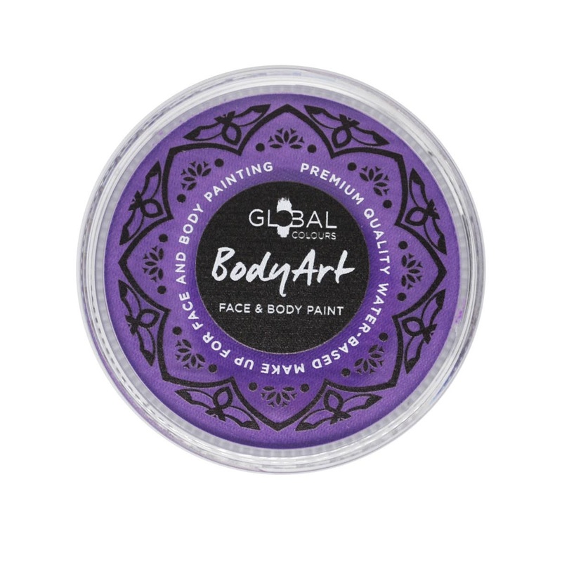Global 32 Gram UV Neon Purple Water Activated Cake Makeup