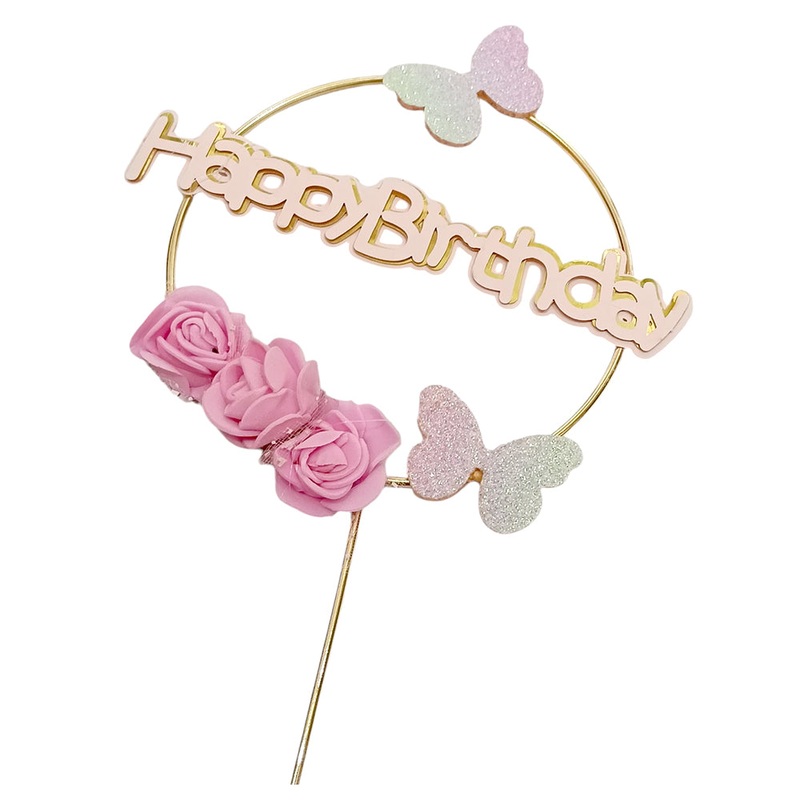 Happy Birthday 3D Cake Topper - Assorted Design