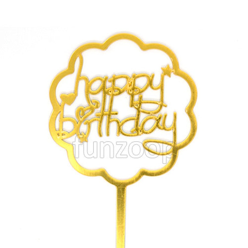 Happy Birthday Assorted Cake Toppers