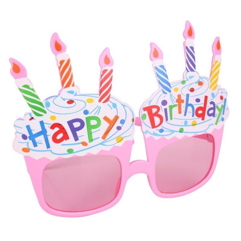 Happy Birthday Cup Cake Party Glasses