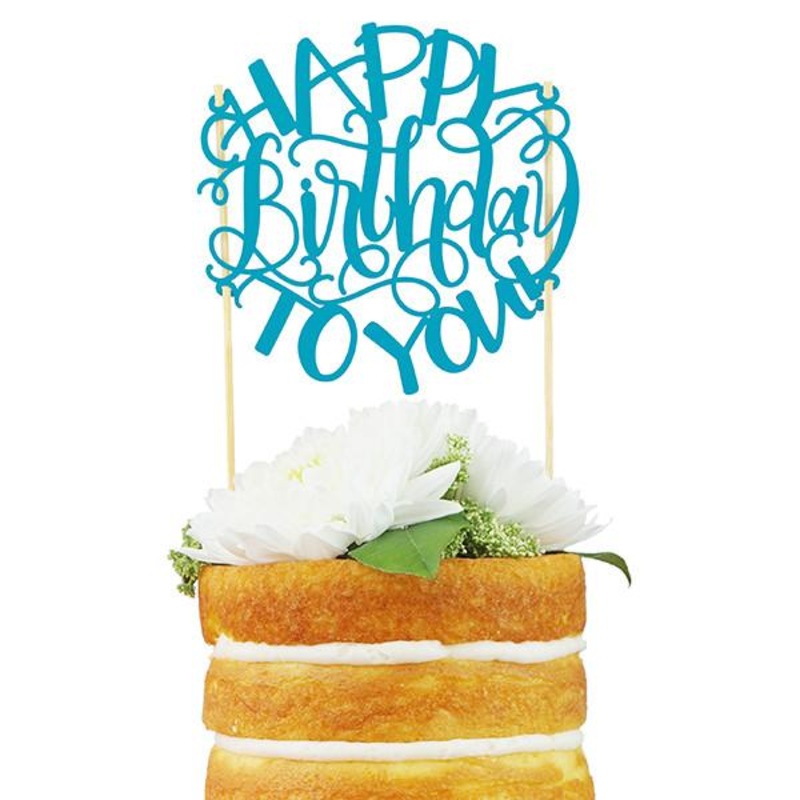 Happy Birthday to You Cake Topper