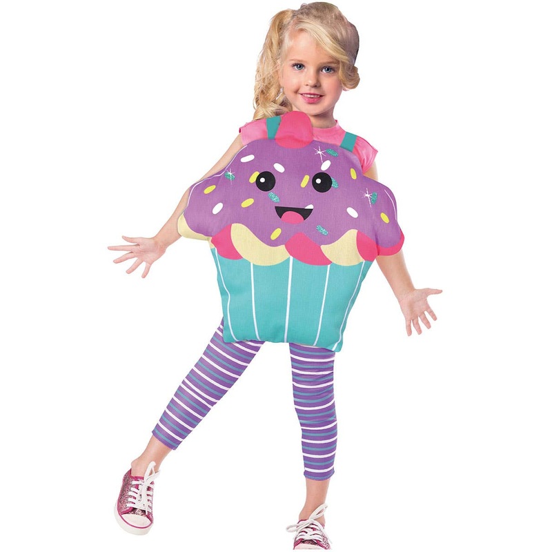 Happy Purple Cupcake Girls Costume