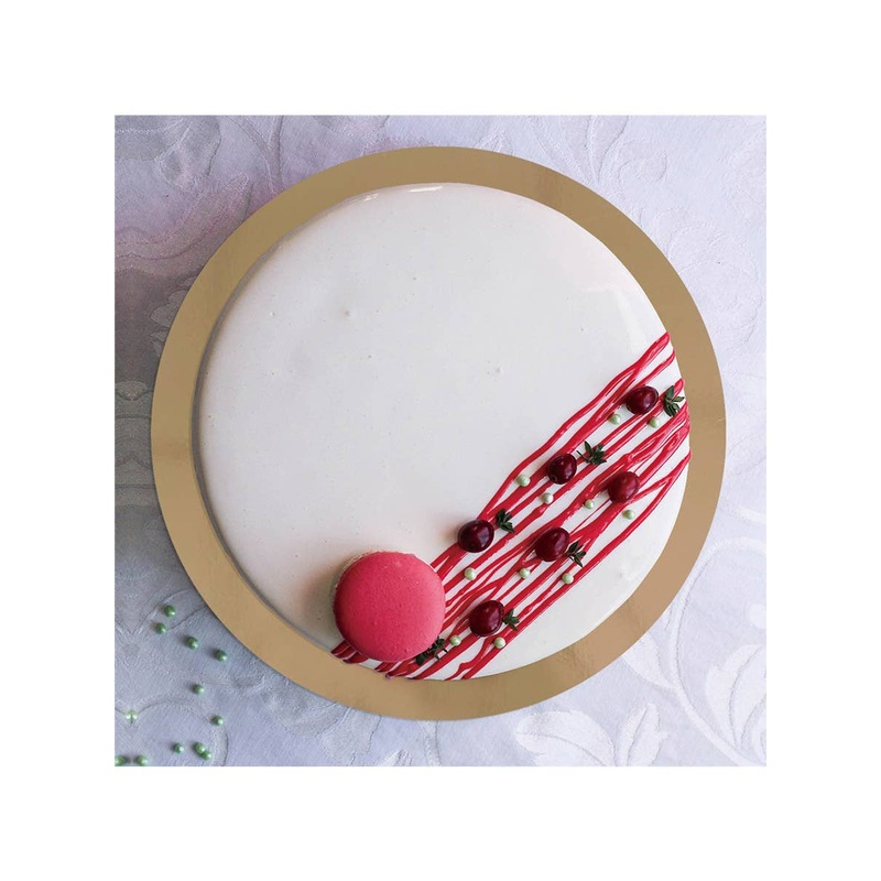 Metallic Gold 30cm 2 Pack Round Cake Boards