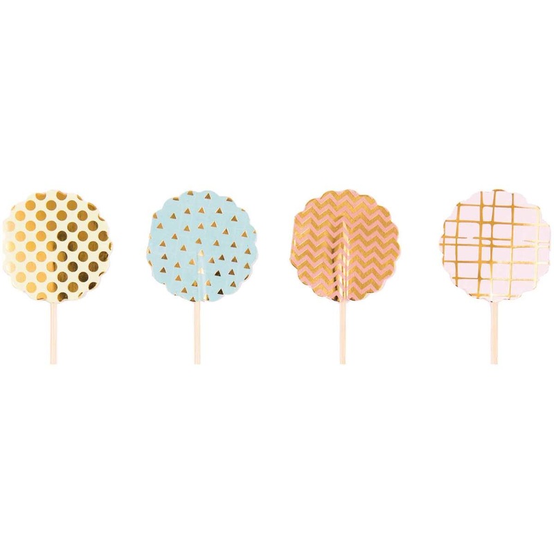 Scalloped Cupcake Toppers