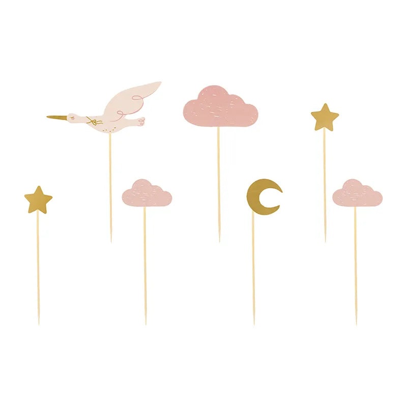 Stork Cupcake Toppers