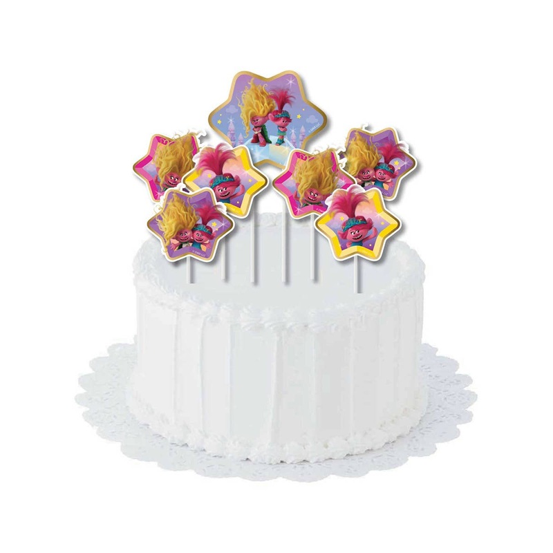 Trolls 3 Band Together 7 Piece Cake Decorating Kit