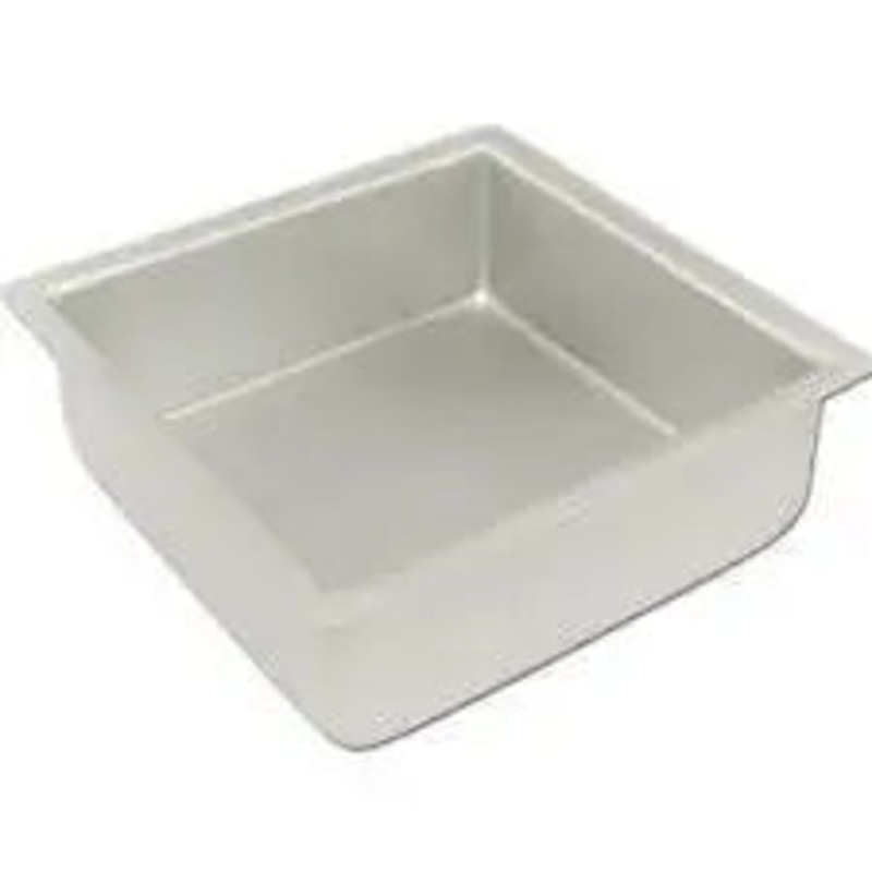 4 Inch Square Cake Tin Hire