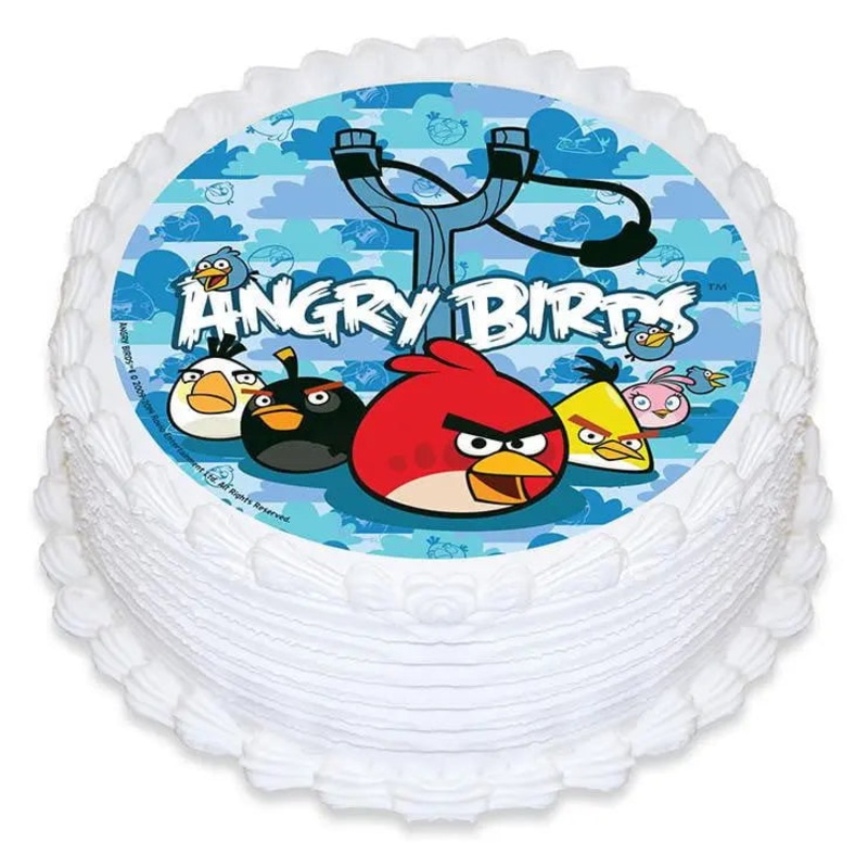 Angry Birds Edible Cake Image