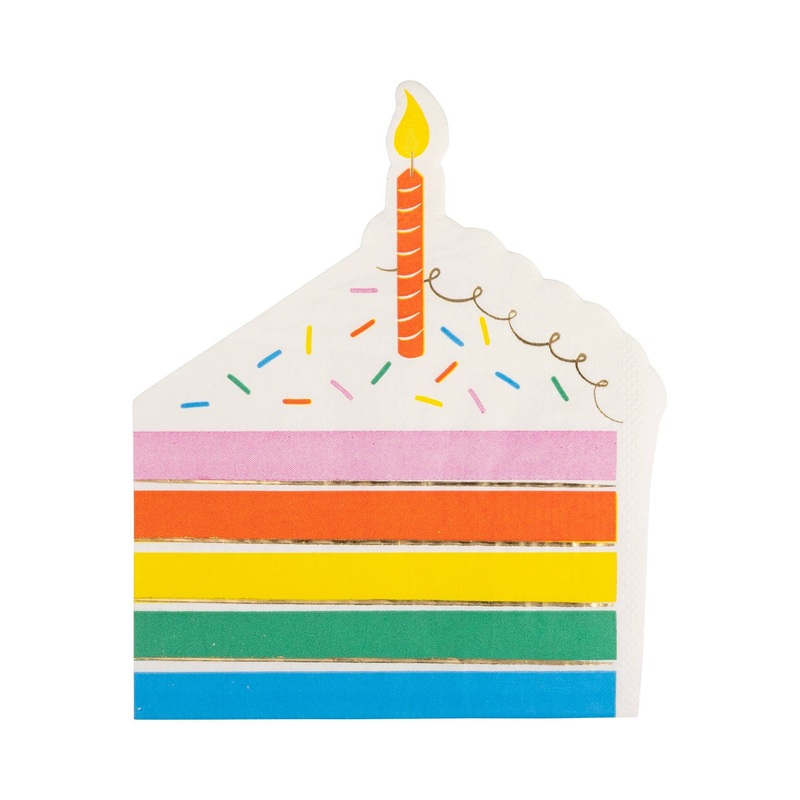 CAKE SHAPED DINNER NAPKINS