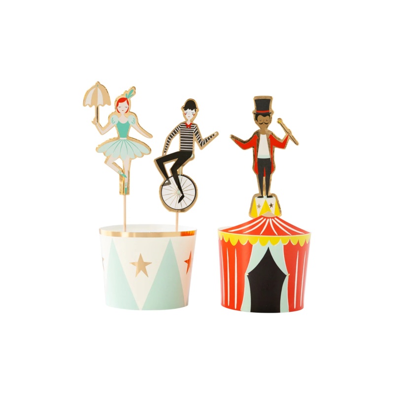Carnival Food Cups With Cupcake Picks