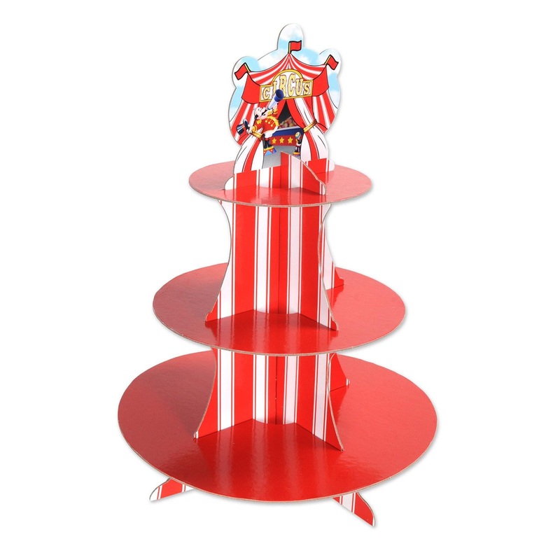 Circus Tent Party Cupcake Stand