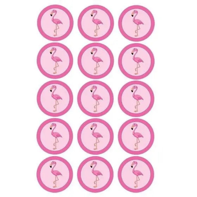 Flamingo Edible Cupcake Images