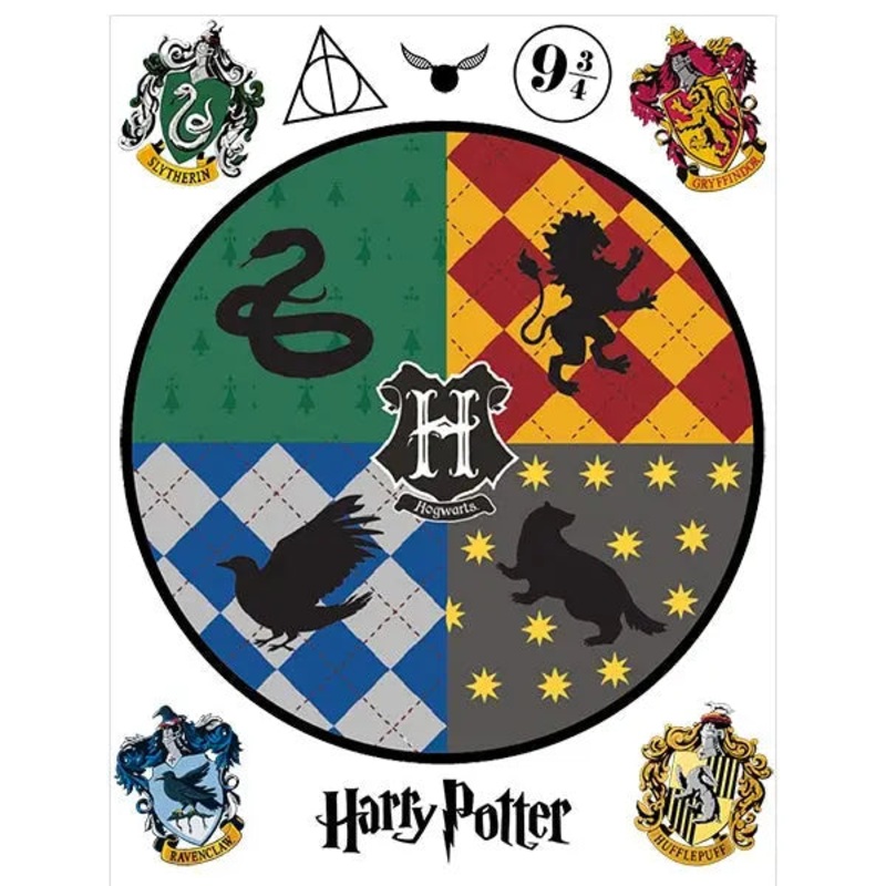 Harry Potter Edible Cake Image with FREE Edible Icons