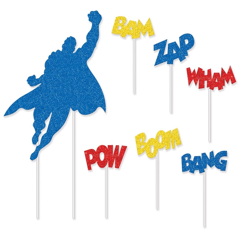 Hero Party Cake Topper
