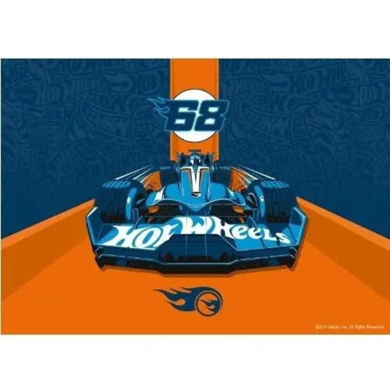 Hot Wheels Edible Cake Image - A4 Size