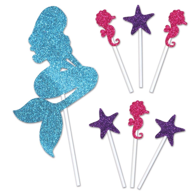 Mermaid Party Cake Topper