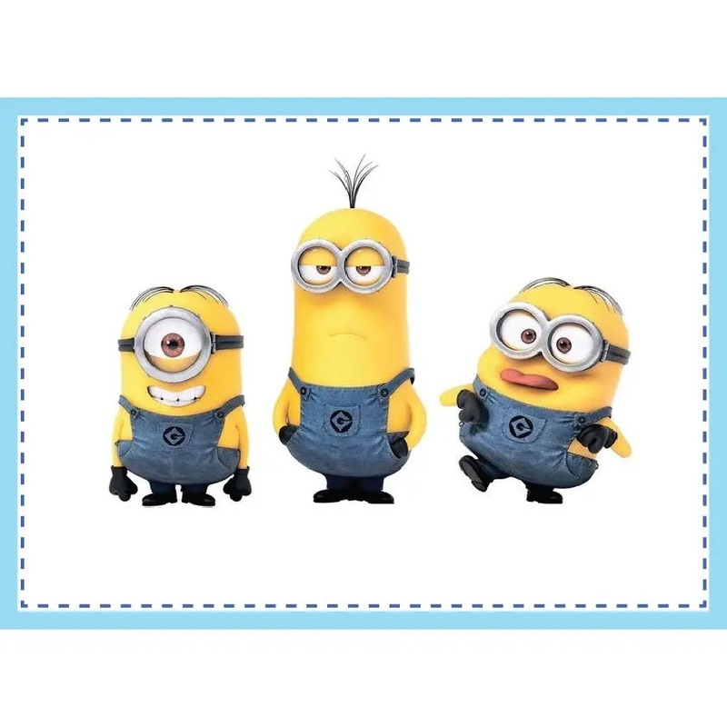 Minions Edible Cake Image - A4 Size
