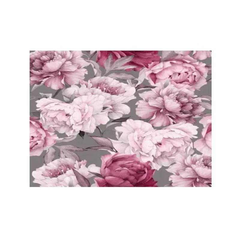 Pink Peony Edible Cake Image - A4 Size