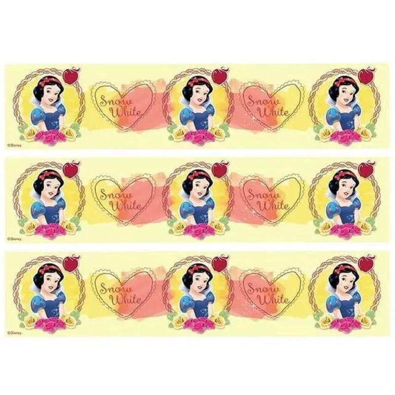 Snow White Cake Strip Edible Images