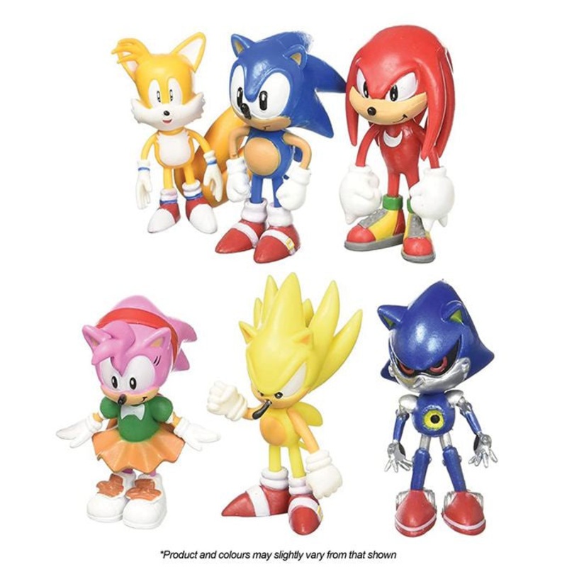 Sonic the Hedgehog Characters Cake Topper Set