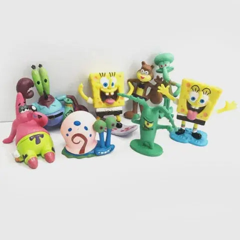 Spongebob Character Cake Topper Set