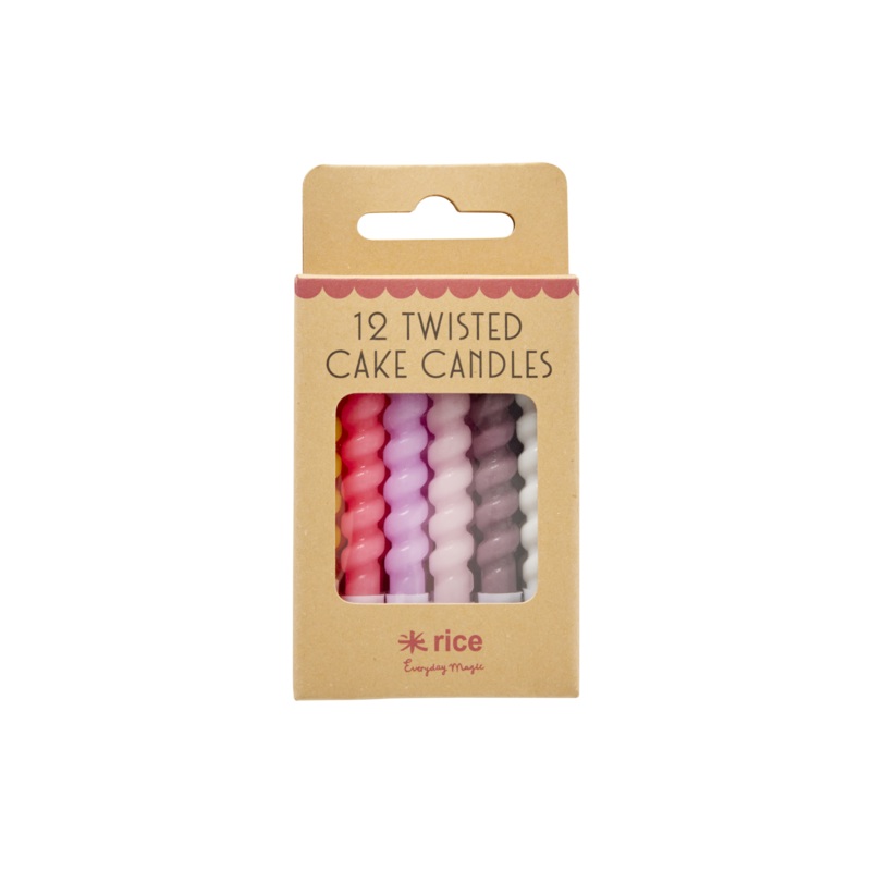 Twisted Cake Candles