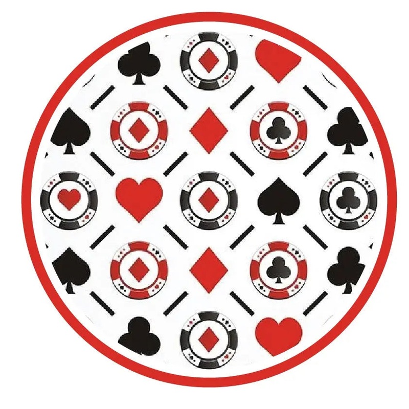 Casino Edible Cake Image