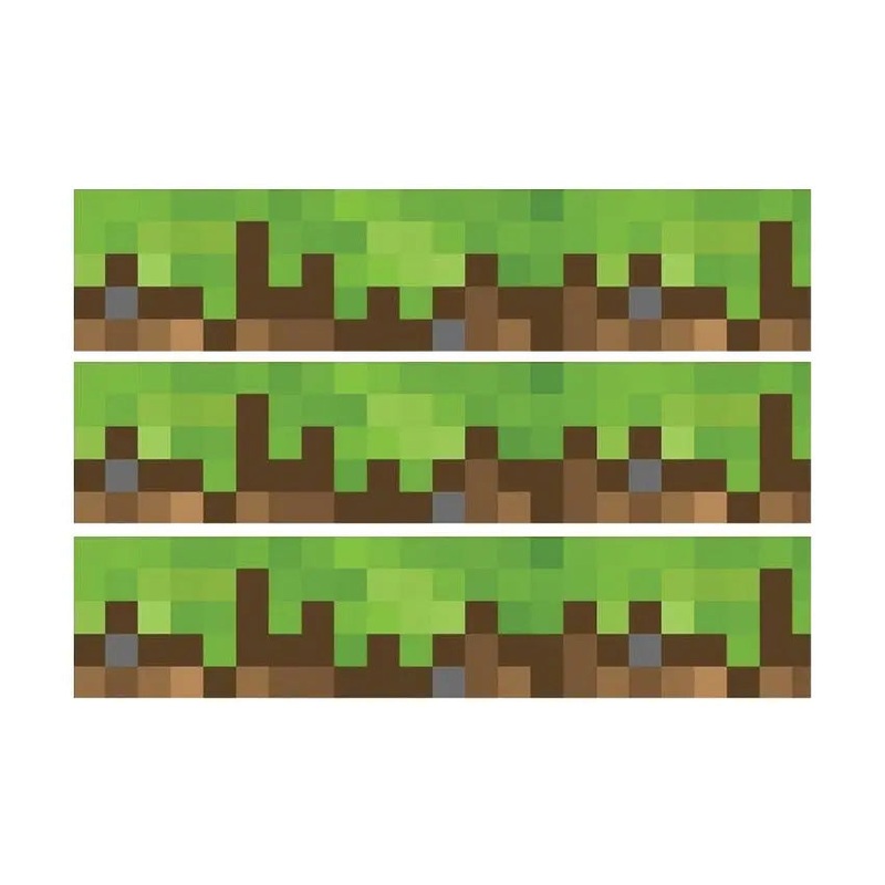 Minecraft Cake Strip Edible Images