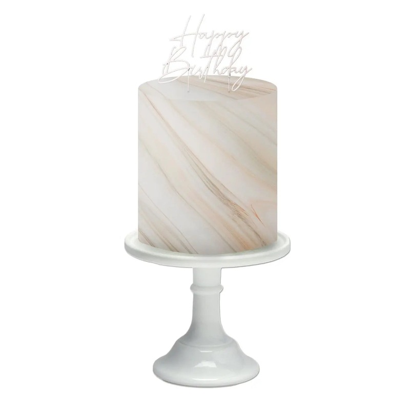 Natural Marble Edible Cake Wrap
