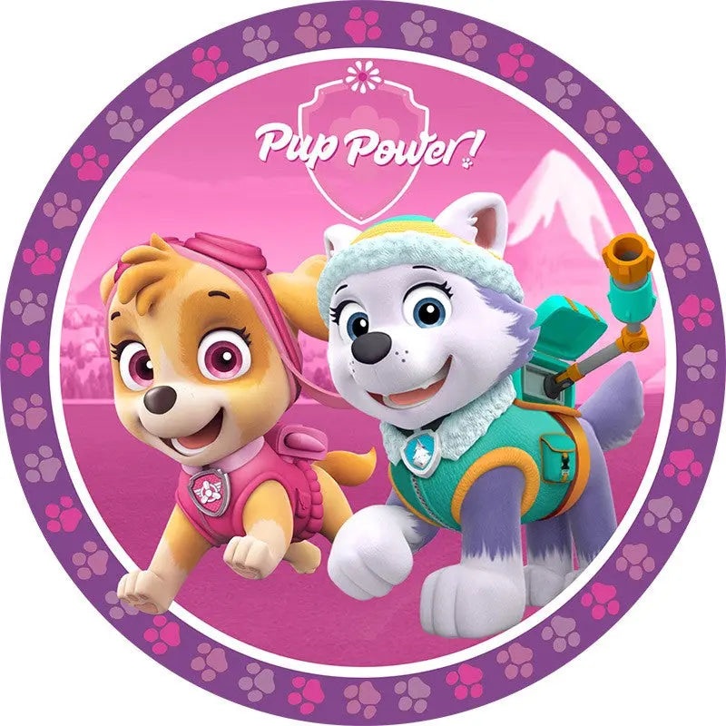Paw Patrol Girls Edible Cake Image
