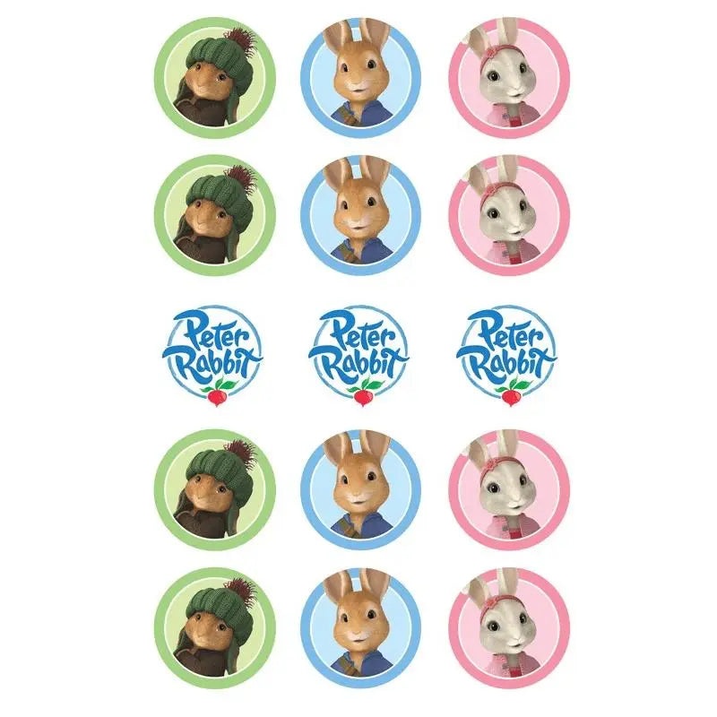 Peter Rabbit Edible Cupcake Images