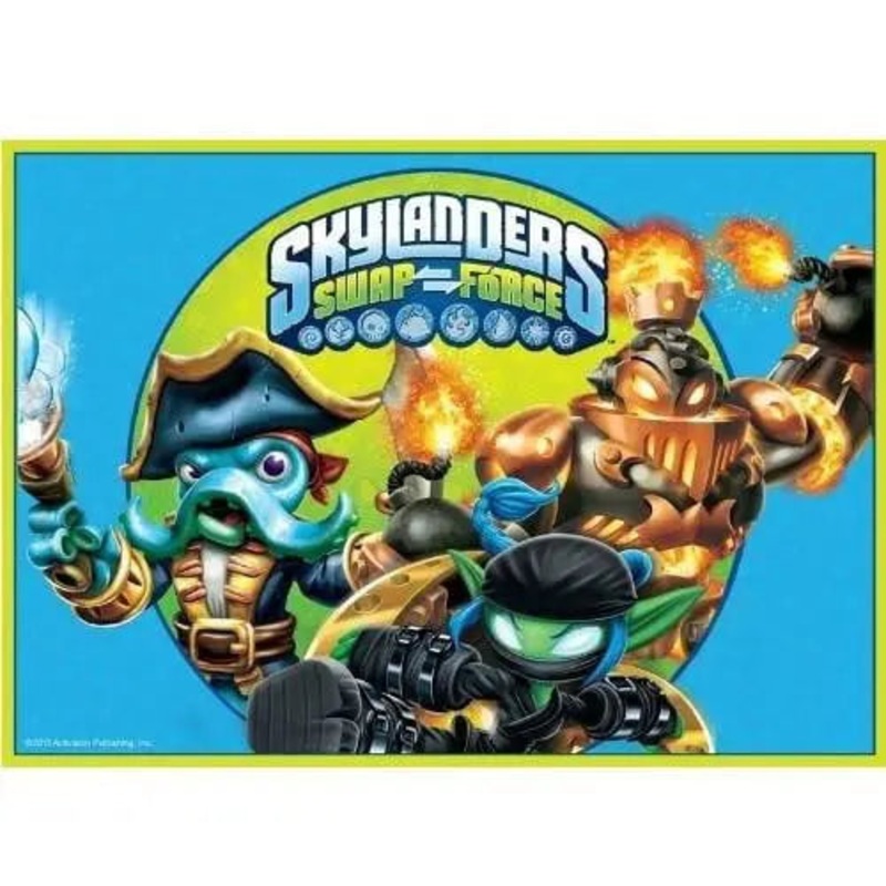 Skylanders Edible Cake Image - A4 Size