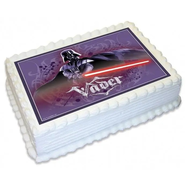 Star Wars Darth Vader Edible Cake Image - A4 Size