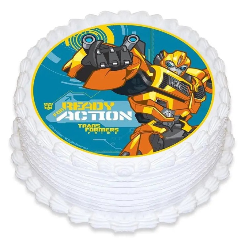 Transformers Edible Cake Image