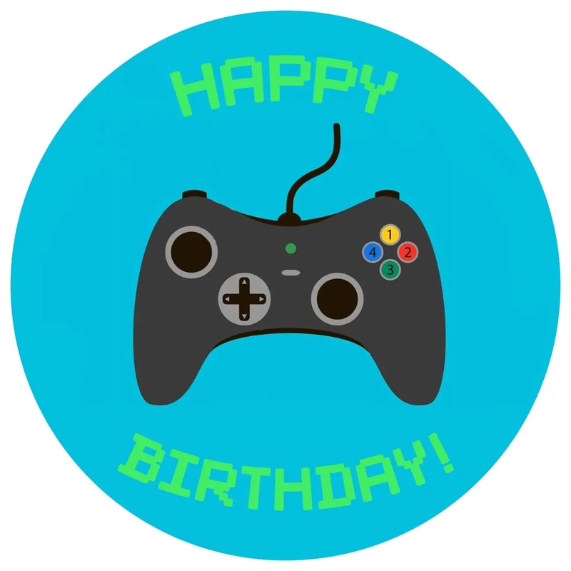 Video Game Edible Cake Image
