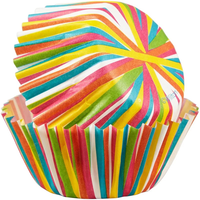 Wilton Colour Wheel Mini Cupcake Papers - 100 Pack