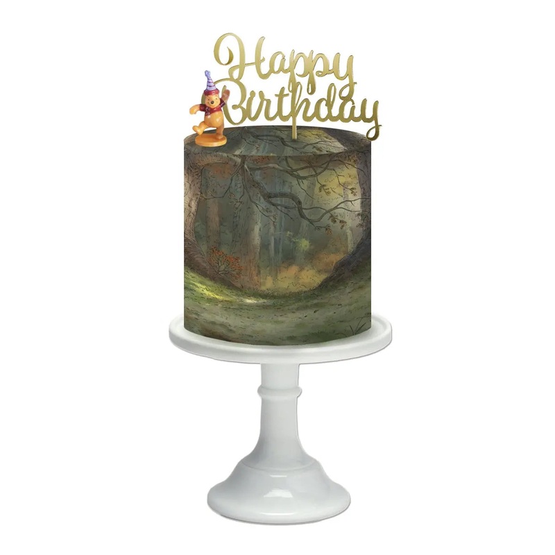 Winnie the Pooh 100 Acre Woods Edible Cake Wrap