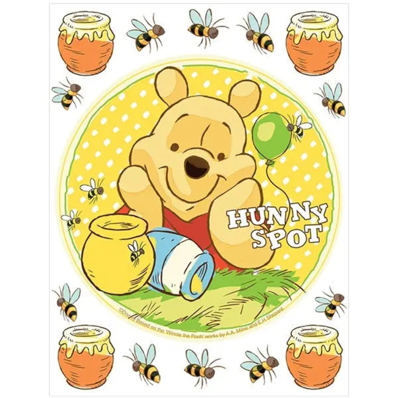 Winnie the Pooh Edible Cake Image with FREE Edible Icons