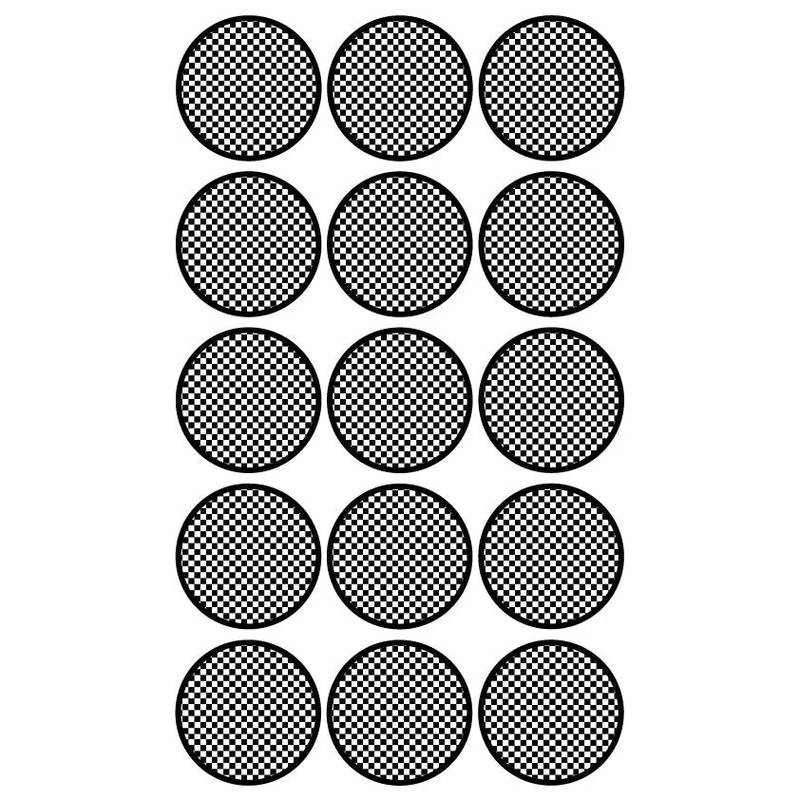 Checkered Edible Cupcake Images