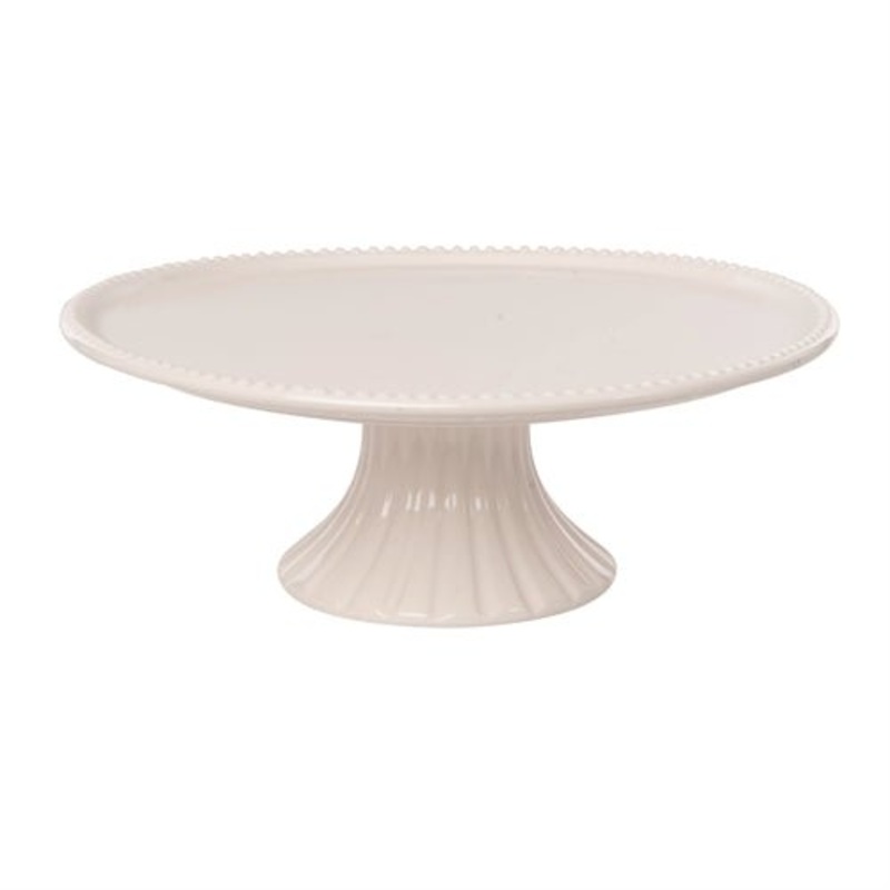 Dolomite Hobnail Cake Stand