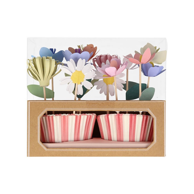 Meri Meri Party Flower Garden Cupcake Kit