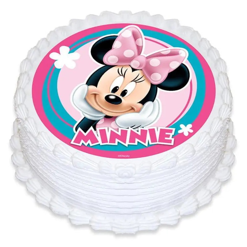 Minnie Mouse Edible Cake Image